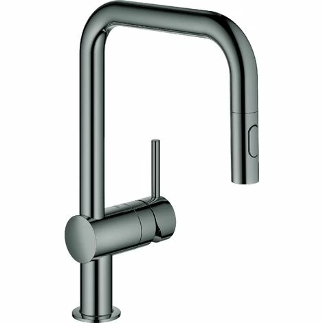 Grohe Einhand-Spültischbatterie MINTA U-Auslauf, herausziehbare Dual Spülbrause hard graphite 32322A02 Grohe Einhand-Spültischbatterie MINTA U-Auslauf, Herausziehbare Dual Spülbrause Hard Graphite 32322A02 -GROHE Geschäft 49807224 5