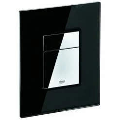 Grohe Abdeckplatte 42369 Mit Drucktaste Velvet Black, 42369KS0