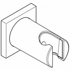 Grohe Rainshower Handbrausehalter Chrom 27075000 4 Grohe Rainshower Handbrausehalter Chrom 27075000 -GROHE Geschäft 54084150 3