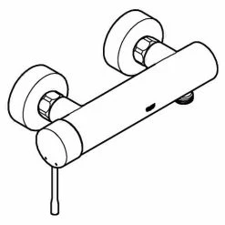 Grohe Einhand-Brausebatterie ESSENCE Nickel Gebürstet 33636EN1 -GROHE Geschäft 55080412 3