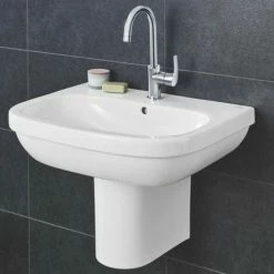 Grohe Euro Keramik Waschtisch 65 Cm Alpinweiß