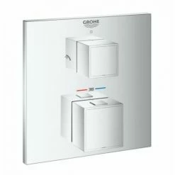 Grohe Grohtherm Cube Thermostat-Brausebatterie Mit 2-Wege-Umstellung Für Rapido SmartBox