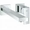 Grohe Eurocube 2-Loch-Waschtischbatterie Chrom Ausl. 231mm