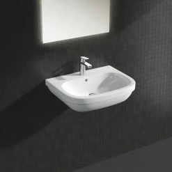 Grohe Eurosmart Einhand Waschtischbatterie M-Size Verchromt Mit Zugstangen-Ablaufgarnitur -GROHE Geschäft 55341759 3