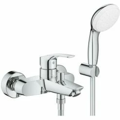 Grohe Eurosmart Einhand-Wannenbatterie Mit Brausegarnitur