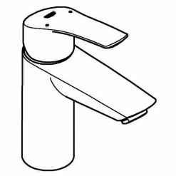 GROHE Einhand-WTbatterie EUROSMART DN 15 Push-open-Ablaufgarnitur S-Siz Chr 23922003 -GROHE Geschäft 55789310 3