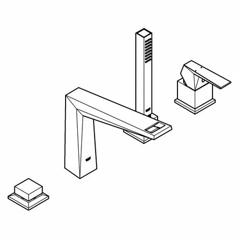 Grohe 4-Loch-Einhand-Wannenkombination BRILLIANT ALLURE chrom 19787001 Grohe 4-Loch-Einhand-Wannenkombination BRILLIANT ALLURE Chrom 19787001 -GROHE Geschäft 55805744 2