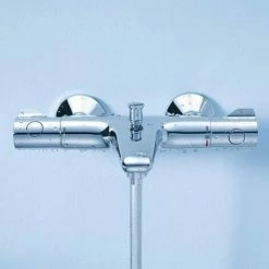 Grohe Grohtherm 800 Thermostat Wannenbatterie Für Die Wandmontage Verchromt