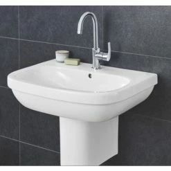 Grohe Euro Keramik Waschtisch 65 Cm Mit PureGuard Beschichtung Alpinweiß
