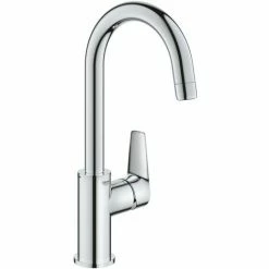 Grohe Einhand-Waschtisch-Batterie BauEdge Neu, Mit Push-Open-Ablaufgarnitur, L-Size