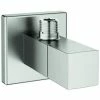 GROHE Eckventil Eurocube 22012, Wandanschluss 1/2'', Abgang 3/8'', Markierung Neutral, Supersteel -GROHE Geschäft 56545080 1