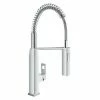 Grohe Eurocube Profi Einhand Spültischbatterie Mit Profibrause Chrom -GROHE Geschäft 58121915 1