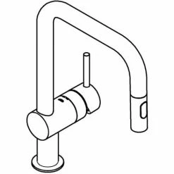 Grohe Minta Einhand-Spültischbatterie, Spülbrause, Chrom 7 Grohe Minta Einhand-Spültischbatterie, Spülbrause, Chrom -GROHE Geschäft 58141803 3
