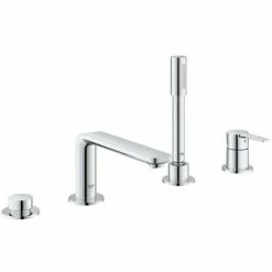 Grohe Lineare 4-Loch-Einhand-Wannenkombination