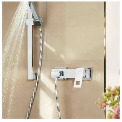 Grohe Eurocube Brausebatterie Wandmontage, eigensicher, chrom Grohe Eurocube Brausebatterie Wandmontage, Eigensicher, Chrom -GROHE Geschäft 58144314 2