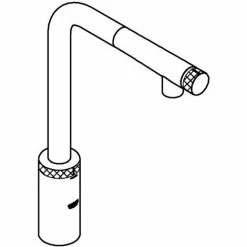 Grohe Spültisch-Batterie Minta, Smart Control L-Auslauf Auszb. Spülbrause, Chrom -GROHE Geschäft 58144334 3