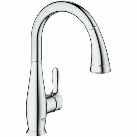 Grohe Parkfield Einhand-Spültischbatterie, ausziehbare Spülbrause, chrom Grohe Parkfield Einhand-Spültischbatterie, Ausziehbare Spülbrause, Chrom -GROHE Geschäft 58144335 1