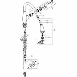 Grohe Parkfield Einhand-Spültischbatterie, Ausziehbare Spülbrause, Chrom 4 Grohe Parkfield Einhand-Spültischbatterie, Ausziehbare Spülbrause, Chrom -GROHE Geschäft 58144335 3