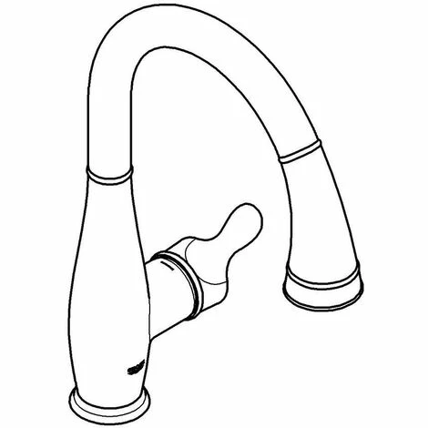 Grohe Parkfield Einhand-Spültischbatterie, ausziehbare Spülbrause, chrom Grohe Parkfield Einhand-Spültischbatterie, Ausziehbare Spülbrause, Chrom -GROHE Geschäft 58144335 4