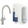 Grohe Blue Home C-Auslauf Starter Kit, Auszb. Mouss. BT/WIFI C-Ausl., Supersteel