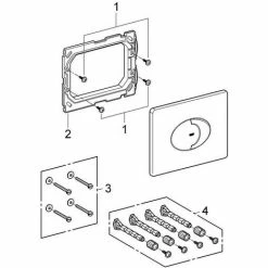 Grohe Skate Air Abdeckplatte, Alpinweiß -GROHE Geschäft 58478454 3
