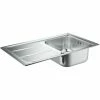 Grohe K400 Edelstahlspüle Mit Abtropffläche, 860x500mm -GROHE Geschäft 58478466 1