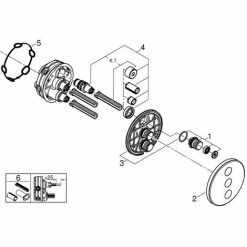 Grohe Grohtherm SmartControl 3-fach Unterputzventil, Moon White -GROHE Geschäft 58478470 3
