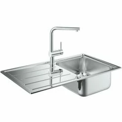Grohe Minta Set Aus Spüle Und Küchenarmatur, Chrom