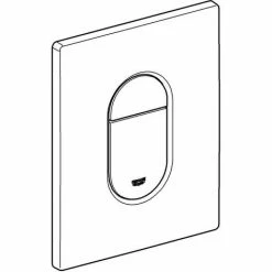 Grohe Arena Cosmopolitan Abdeckplatte, Mattchrom 8 Grohe Arena Cosmopolitan Abdeckplatte, Mattchrom -GROHE Geschäft 58489070 3