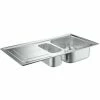 Grohe K300 Edelstahlspüle Mit Abtropffläche, 970x500mm -GROHE Geschäft 58489123 1