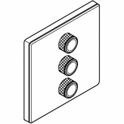 Grohe Grohtherm SmartControl 3-fach Unterputzventil, Moon White -GROHE Geschäft 58489135 4