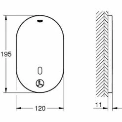 Grohe Eurosmart CE Infrarot-Elektronik Für Brausethermostat, Wandeinbau, Chrom 5 Grohe Eurosmart CE Infrarot-Elektronik Für Brausethermostat, Wandeinbau, Chrom -GROHE Geschäft 58580381 4