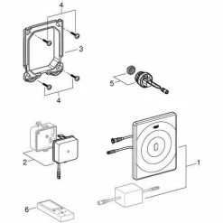 Grohe Tectron Surf Infrarot-Elektronik Für Urinal, Für Rapido U, Chrom -GROHE Geschäft 58580410 3