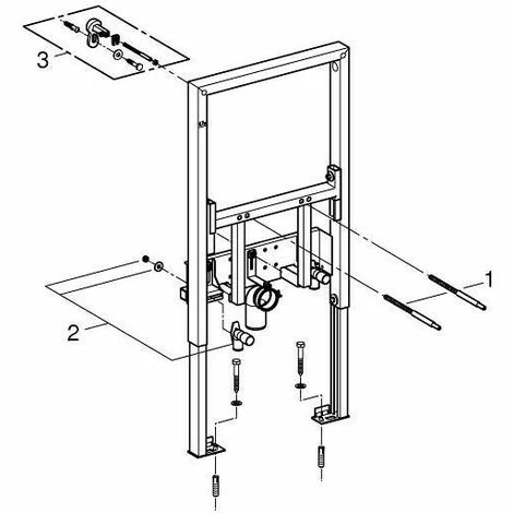 Grohe Rapid SL Element für Bidet, 0,82 m Bauhöhe Grohe Rapid SL Element Für Bidet, 0,82 M Bauhöhe -GROHE Geschäft 58580414 3