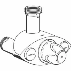 Grohe Grohtherm XL Thermostat-Batterie, Chrom -GROHE Geschäft 58580446 4