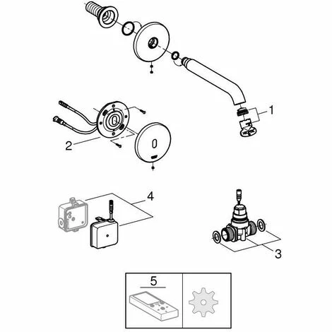 Grohe Essence E Infrarot-Elektronik für Waschtisch-Wandarmatur ohne Mischung, chrom Grohe Essence E Infrarot-Elektronik Für Waschtisch-Wandarmatur Ohne Mischung, Chrom -GROHE Geschäft 58580479 3