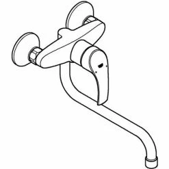 Grohe Eurosmart Einhand-Spültischbatterie, Chrom 5 Grohe Eurosmart Einhand-Spültischbatterie, Chrom -GROHE Geschäft 58605652 4