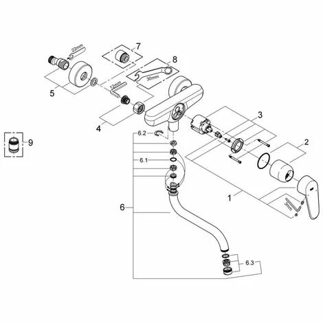 Grohe Eurodisc Cosmopolitan Einhand-Spültischbatterie, Wandmontage Rohrauslauf, chrom Grohe Eurodisc Cosmopolitan Einhand-Spültischbatterie, Wandmontage Rohrauslauf, Chrom -GROHE Geschäft 58605653 3
