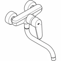 Grohe Eurodisc Cosmopolitan Einhand-Spültischbatterie, Wandmontage Rohrauslauf, Chrom 5 Grohe Eurodisc Cosmopolitan Einhand-Spültischbatterie, Wandmontage Rohrauslauf, Chrom -GROHE Geschäft 58605653 4