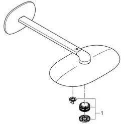 Grohe Rainshower Duo 360 Kopfbrauseset 450 Mm, 2 Strahlarten -GROHE Geschäft 58605691 3