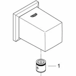 Grohe Allure Brilliant Wandanschlussbogen -GROHE Geschäft 58605717 3