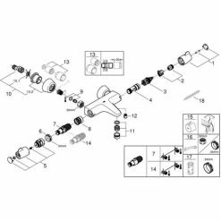 Grohe Grohtherm Special Thermostat-Wannenbatterie, Mit Verdeckten S-Anschlüssen, Chrom -GROHE Geschäft 58605817 3
