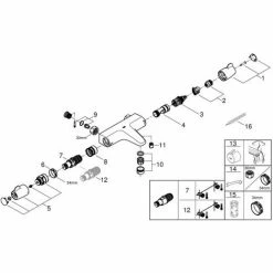 Grohe Grohtherm Special Thermostat-Wannenbatterie, Chrom -GROHE Geschäft 58605845 3