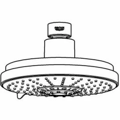 Grohe Rainshower Cosmopolitan 160 Kopfbrause 4 Strahlarten, Chrom -GROHE Geschäft 58605871 4