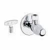 Grohe Atlanta Eckventil, Steckschlüssel-Oberteil, Chrom -GROHE Geschäft 58605903 1
