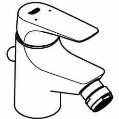 Grohe BauFlow Einhand-Bidetbatterie, Chrom 5 Grohe BauFlow Einhand-Bidetbatterie, Chrom -GROHE Geschäft 58605904 4