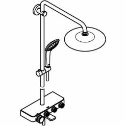 Grohe Euphoria SmartControl System 260 Mono Duschsystem Mit Thermostat-Wannenbatterie Für Die Wandmo -GROHE Geschäft 58605907 3