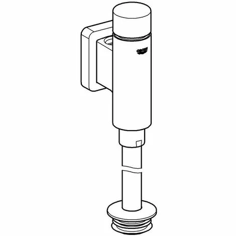 Grohe Rondo Druckspüler für Urinal, chrom Grohe Rondo Druckspüler Für Urinal, Chrom -GROHE Geschäft 58605934 3