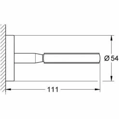 Grohe Bau Cosmopolitan Halter, Chrom -GROHE Geschäft 58605939 4