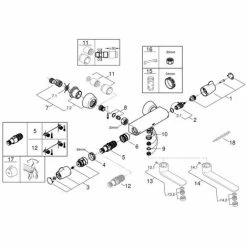 Grohe Grohtherm Special Thermostat-Waschtischbatterie, Mit Verdeckten S-Anschlüssen, Chrom -GROHE Geschäft 58605973 3